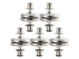Conjunto De 5 Pares De Fivelas Magnéticas Para Cortinas, Fechos Magnéticos Removíveis, Acessórios Para Cortinas. Aquaforge