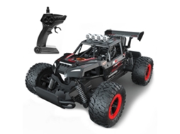 Mali carro de Controle Remoto 2.4ghz Veículo Off road Elétrico de Alta Velocidade com Luzes para Crianças e Adultos Vermelho