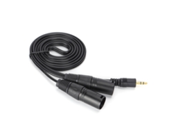 Aetheria cabo de Microfone 3.5mm para Xlr Macho Duplo Adaptador Interconexão Patch Cord 1.5m
