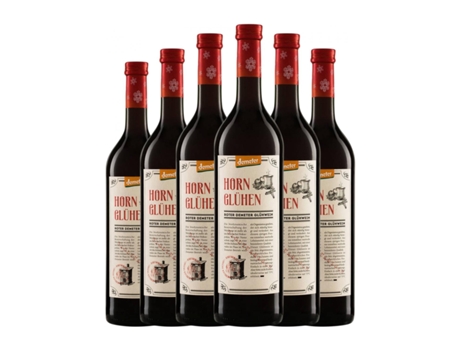 Vinho branco HORNGLÜHEN Hornglühen. Glühwein Rotwein Demeter (0.75 L - 6 Unidades)