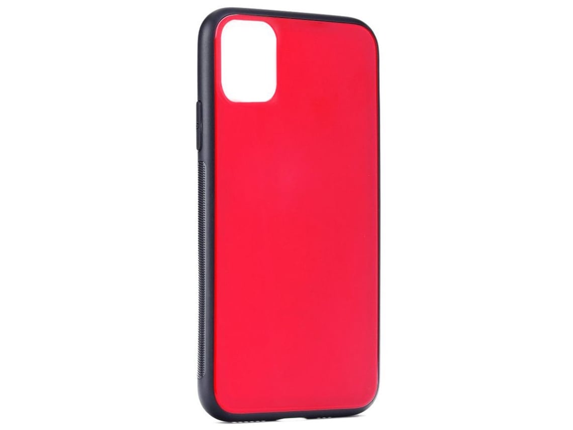 Capa Huawei P40 Lite FORCELL Glass Vermelha