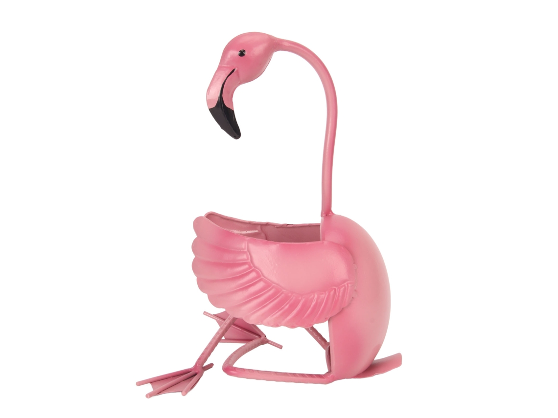 Porta Botellas De Vino Flamingo Roca De Hierro Decoración Para Mesa Bar Cocina