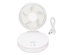 Laxiscreed Ventilador De Mesa Com Movimento Oscilante E Ângulo Vertical Ajustável