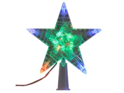 Guirlanda de Natal com Luzes Piscantes Coloridas e Duas Opções de Energia, Necessita de 2 Pilhas Aa LAXISCREED