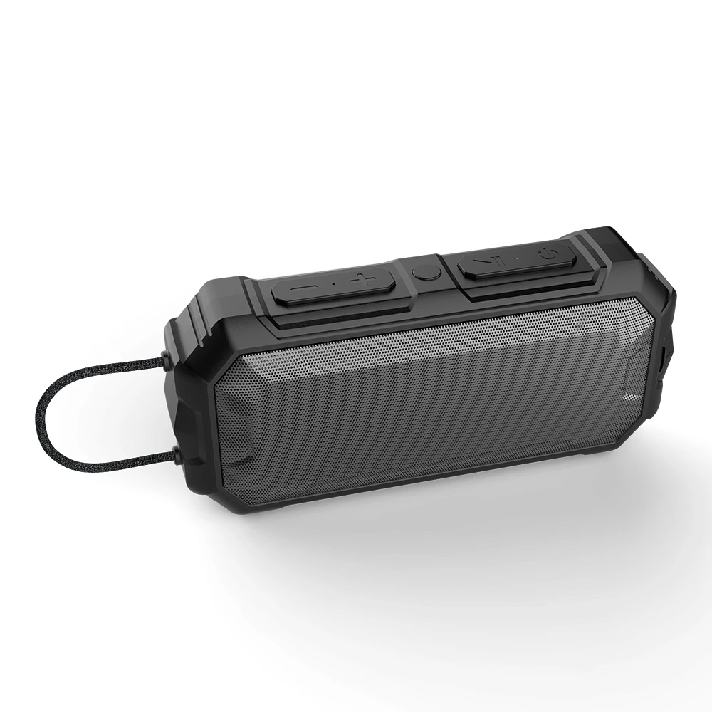 (preto) Alto-falante Subwoofer De 10 W - Estéreo Sem Fio Bluetooth, Com Alça De Tecido