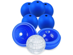 Molde De Gelo Estrela Da Morte 6 Pack De Silicone Star Wars Para Whiskey, Bourbon E Cola