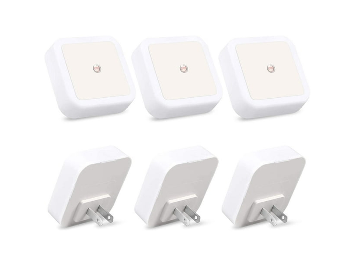 Luz Noturna Led com Sensor Inteligente, Intensidade Luminosa Ajustável do Anoitecer Ao Amanhecer, Luminária de Parede Inteligente BRILVIBERA