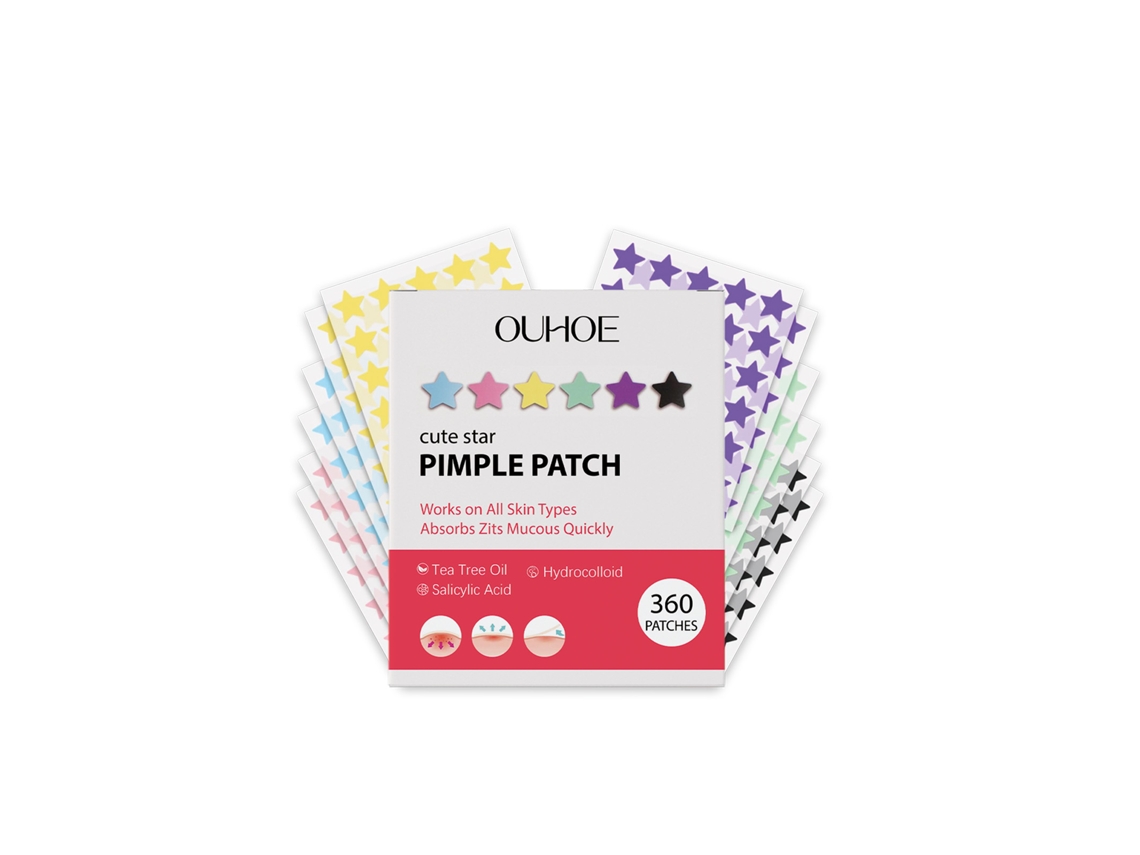 Parches Hidrogel Estrela para Acne Amigáveis À Pele Diários Suaves para Homens e Mulheres
