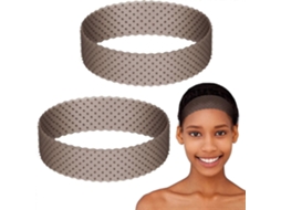 2 Unidades de Faixa de Silicone Ajustável para Peruca, Fixação Segura e Antiderrapante para Perucas TAISHENGDA