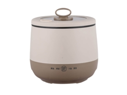 Arrozaleira elétrica mini inteligente, antiaderente, multifuncional, para dormitório, 110v, plug US | S/MARCA