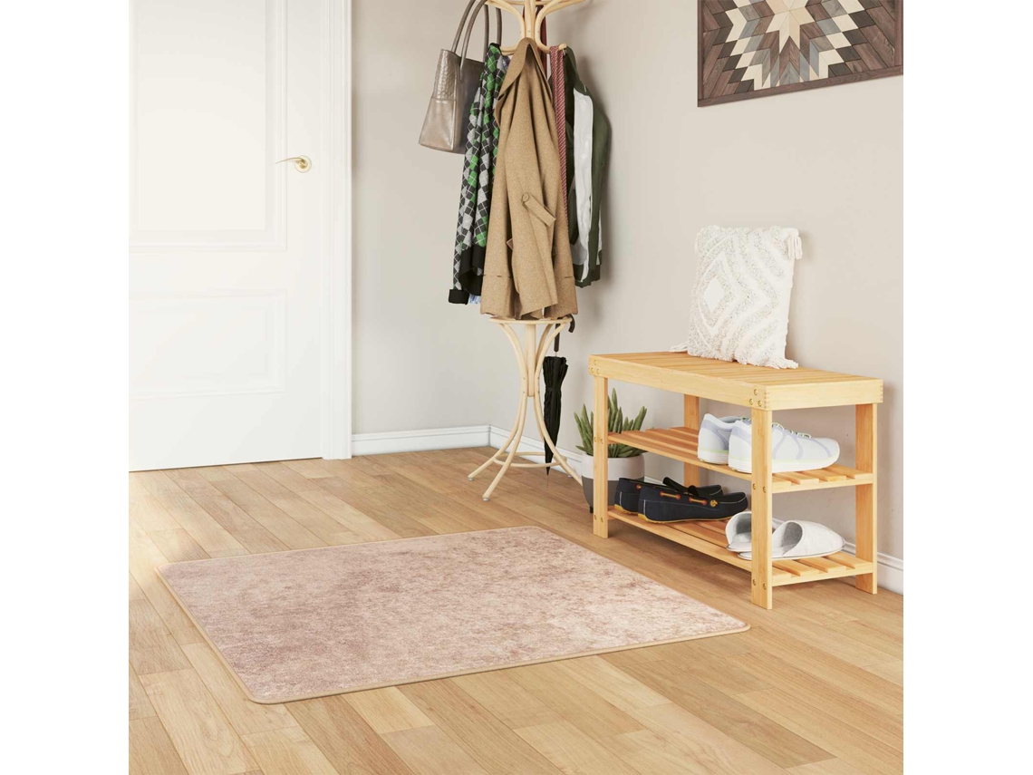 Vidaxl Passadeira Marsa Areia 100 X 100 Cm Poliéster E Pvc