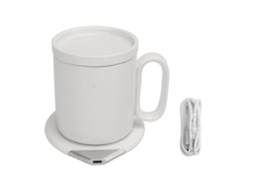 Calentador de Taza Eléctrico 350ml Cargador Inalámbrico de Teléfono Impermeable Alto Seguridad
