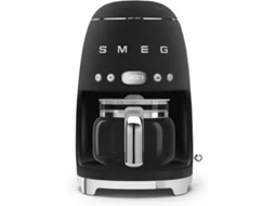 Máquina de Café de Filtro SMEG DCF02BLMEU (10 Chávenas - Preto)