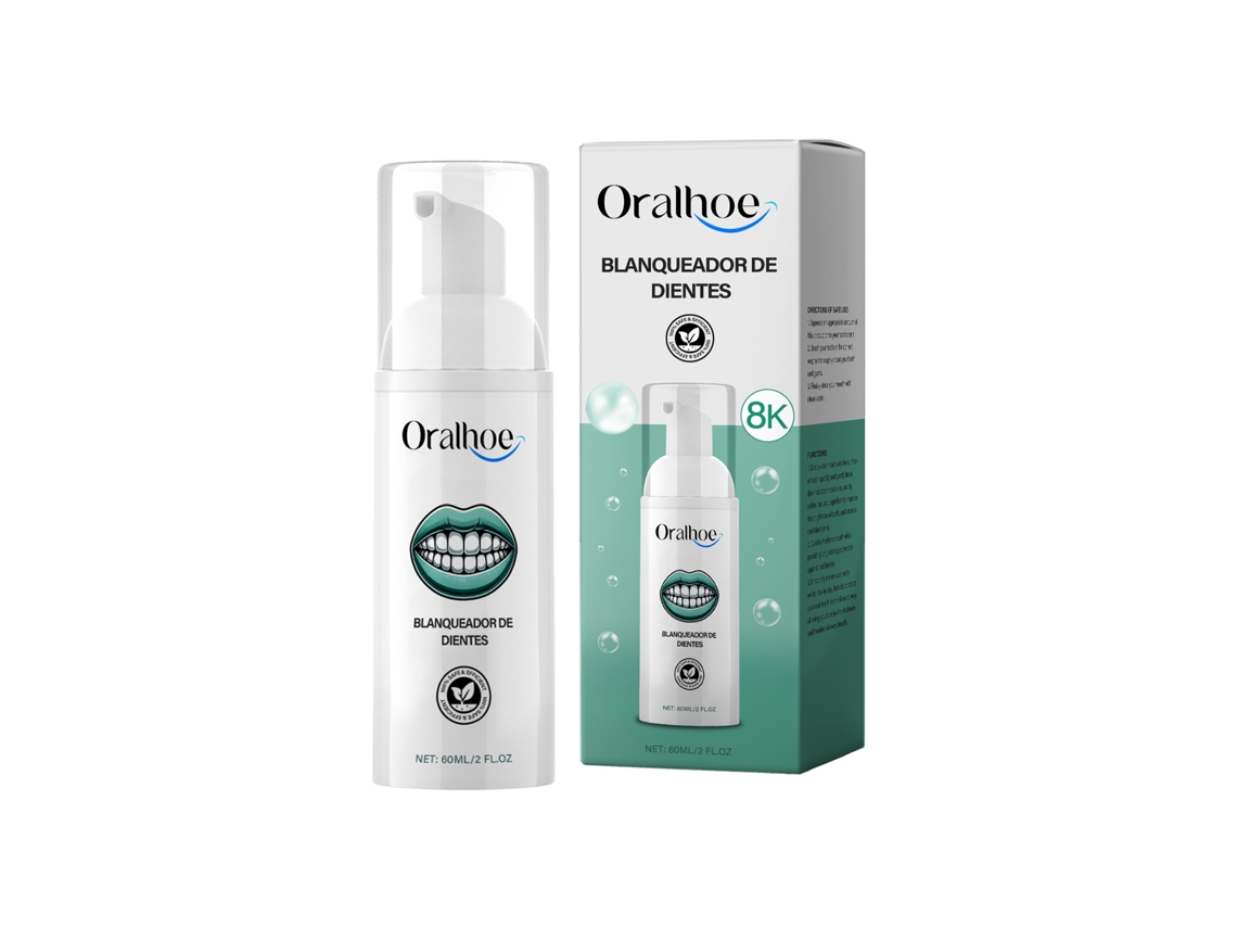 Mousse Clareadora Dental Limpeza Profunda