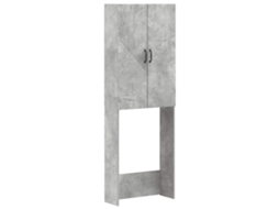 Vidaxl Armário De Banheiro Haarlem Cinzento Cimento 66 X 25,5 X 190 Cm