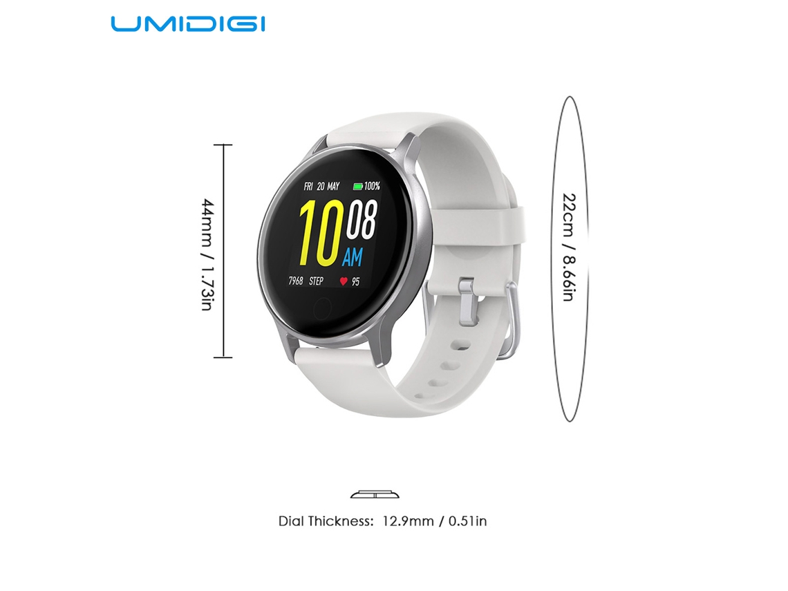 Relógio Inteligente Umidigi Uwatch 2s, Tela Touch 1,3 Polegadas, Display Tft Lcd Colorido. EOOCOO