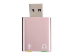 Placa De Som Usb (áudio Estéreo 3d Usb Externo Para Jack)