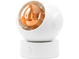 Ventilador MDUG portátil para o pescoço recarregável USB com 3 velocidades e design rotativo silencioso (branco)