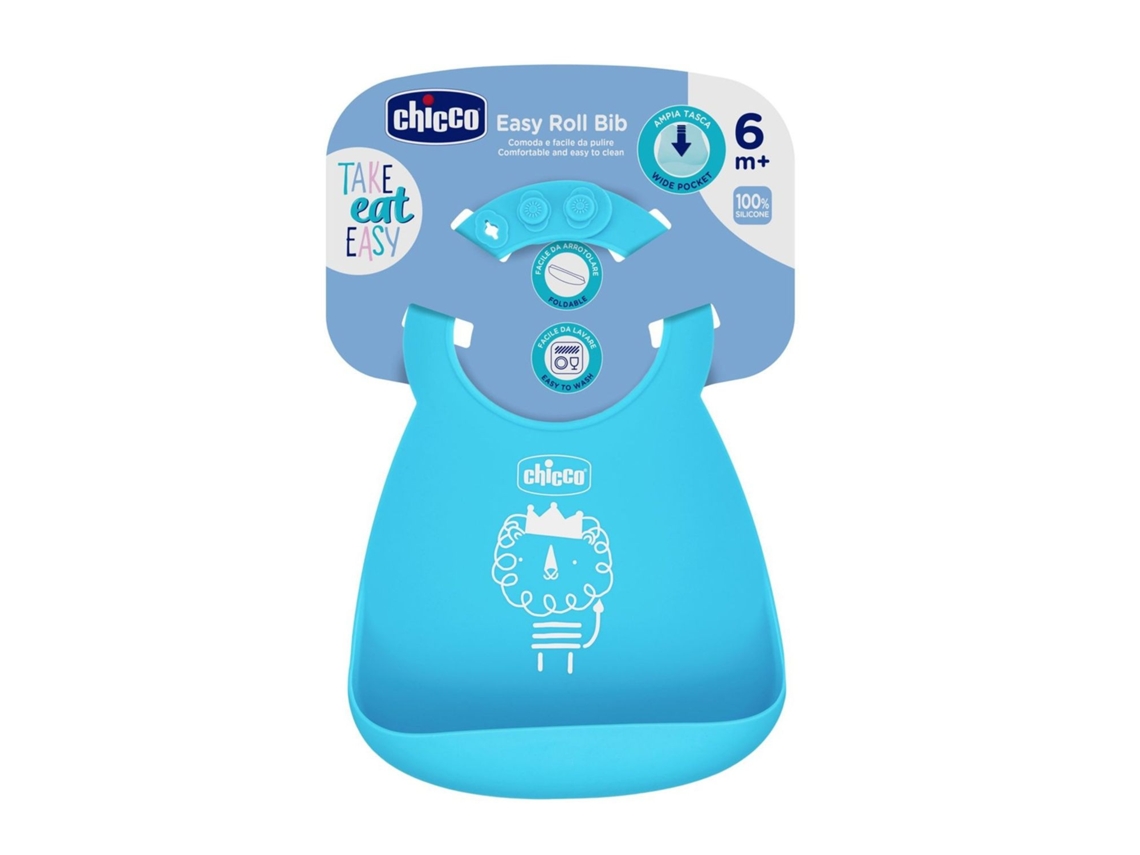 Bavaglino In Silicone Chicco 00010219260000 Blu