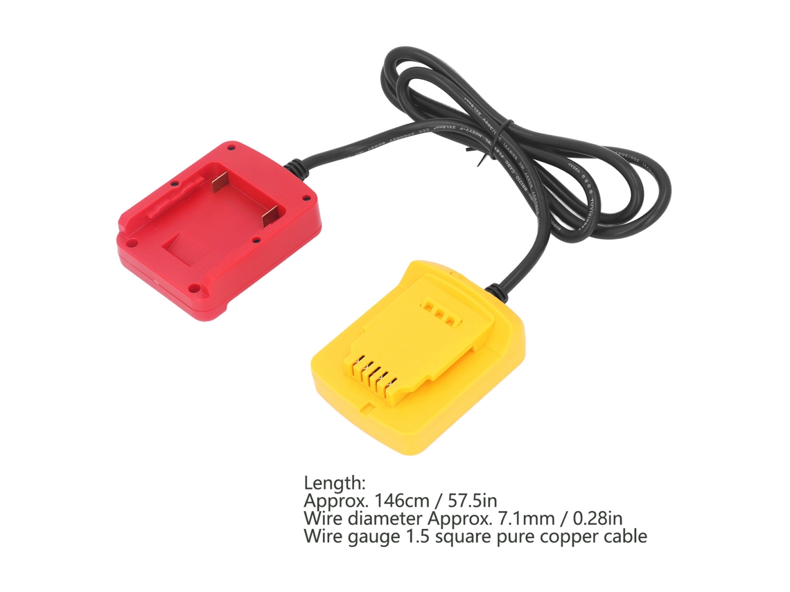 Laxiscreed Adaptador De Bateria Bosch Bat Series 18v A 20v Com Extensão E Presilha