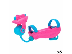 Pistola de Água EOLO Hydro Charger Cor de Rosa 38 x 8 x 7,5 Cm (Idade Mínima Recomendada: 6 anos - 6 unidades)