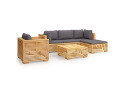 Garden Lounge Set, Garden Lounge Sets Vidaxl Marrom Teca (n/a)