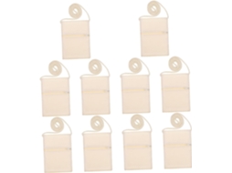 Conjunto De 10 Bolsas De Ombro Com Zíper Para Meninos E Meninas, Bolsas De Tecido Não Tecido Com Bolsos.
