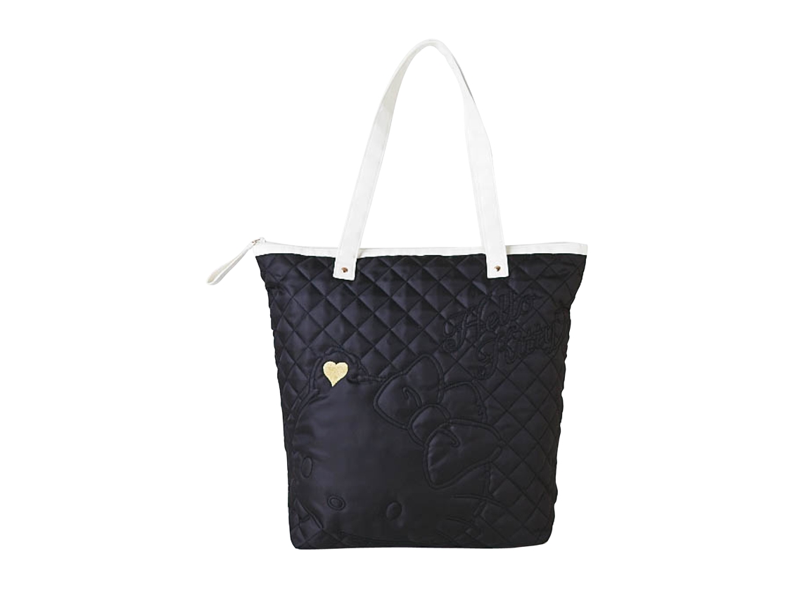 Saco De Ombro L Stitch Black Hk HELLO KITTY