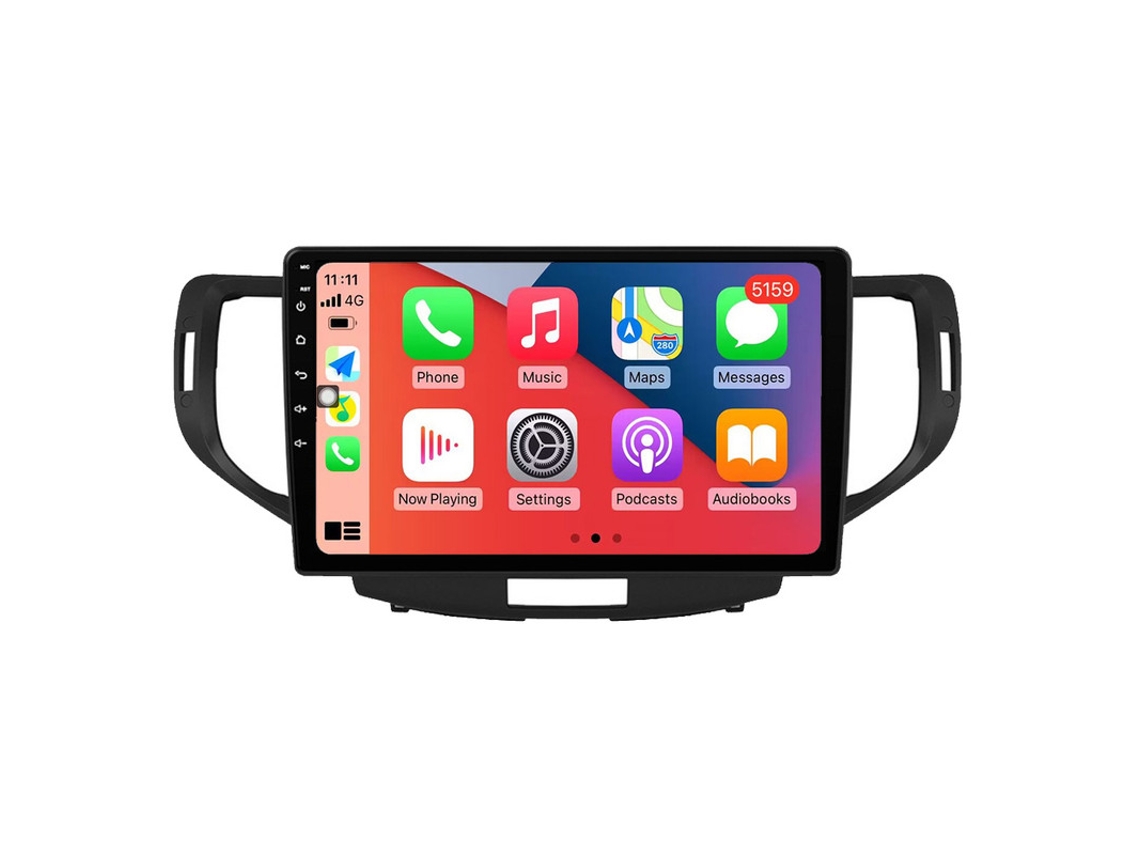 Auto Rádio Carro Bluetooth Autoradio 8GB RAM 128G ROM CarPlay Navegação GPS Ecrã Táctil RoverOne para Honda Accord 8 2008-2012  