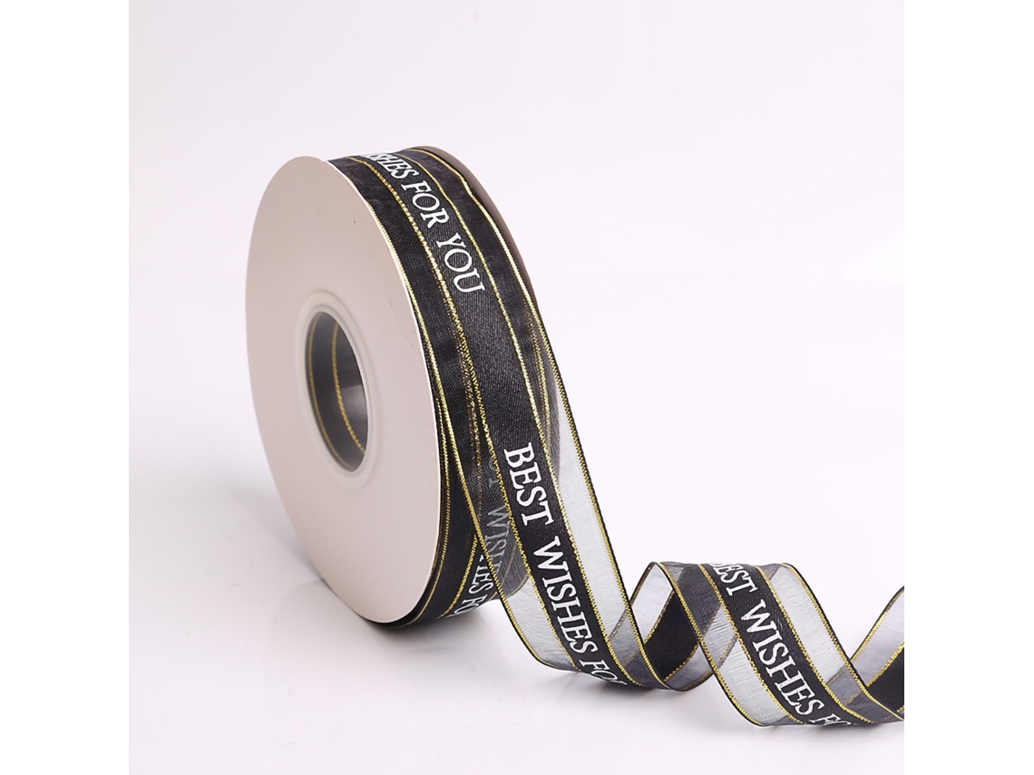 Fita de Presente com Letras Design Cores Vividas Sem Desbotar