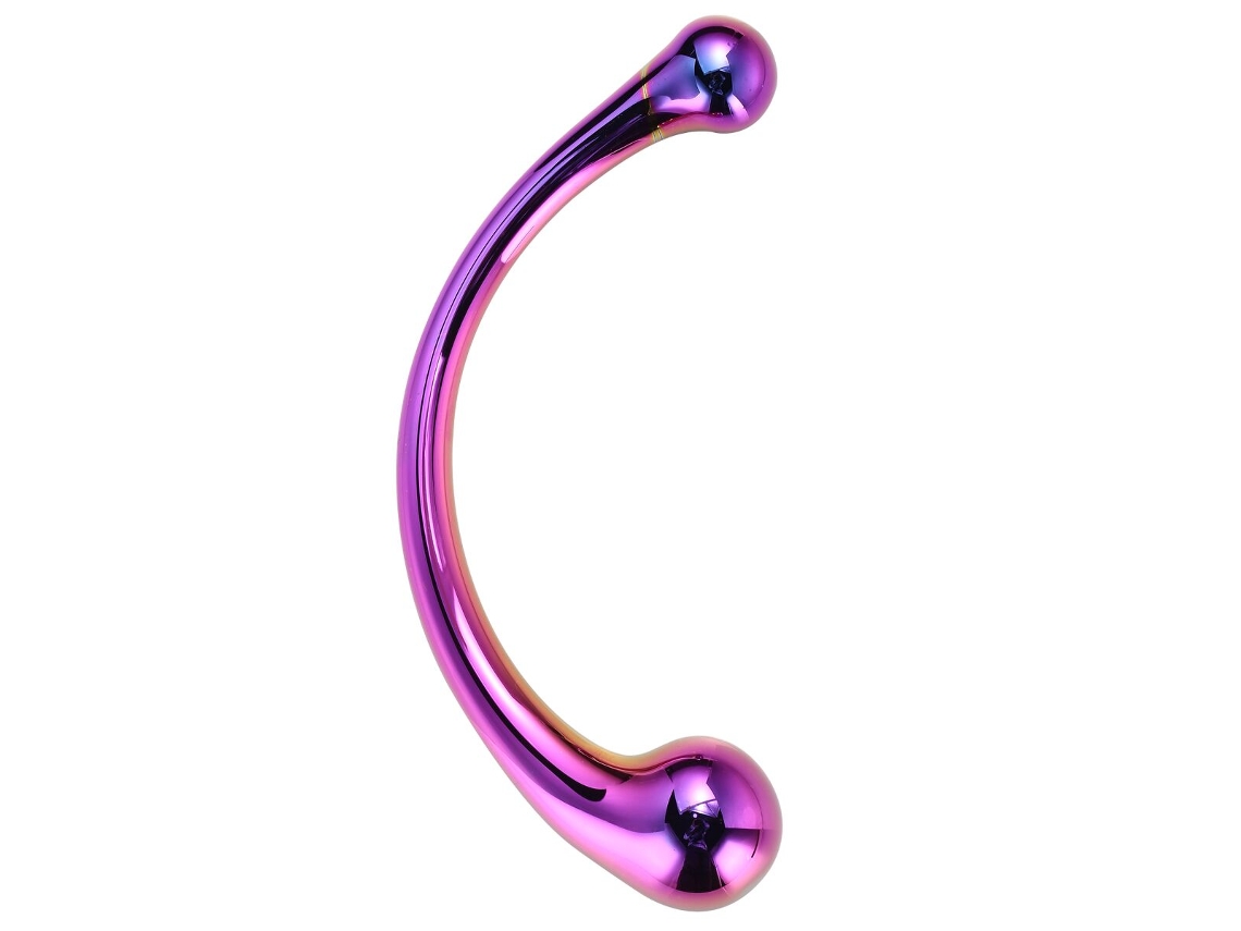 Pénis Clássico Dream Toys Glamour Glass Multicolor Ø 3,5 Cm VETONEK