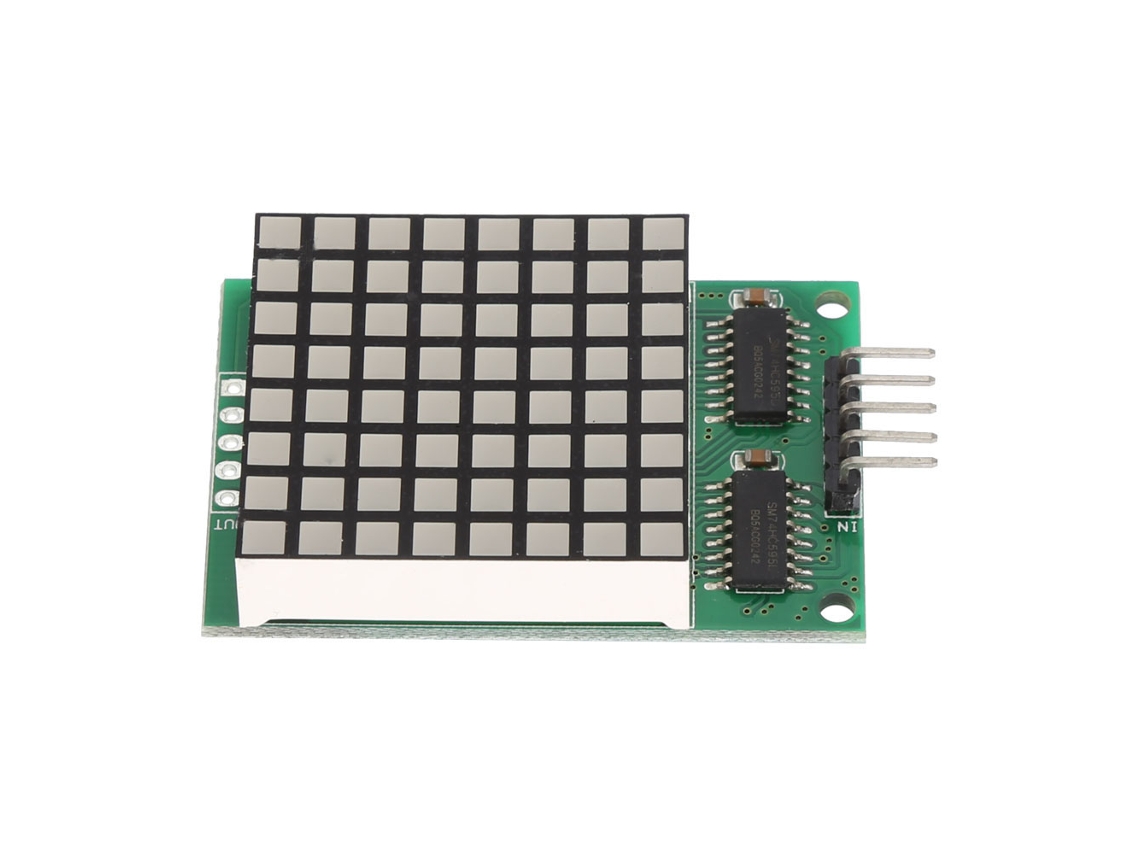 Módulo De Display De Dots Com Leds Vermelhos Matriz Quadrada 8x8, Pixels 3.0