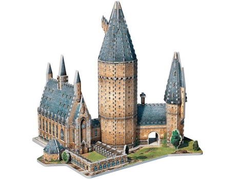 Quebra-cabeça Wrb Harry Potter 3D Sala Principal Wrebbit (850 peças)
