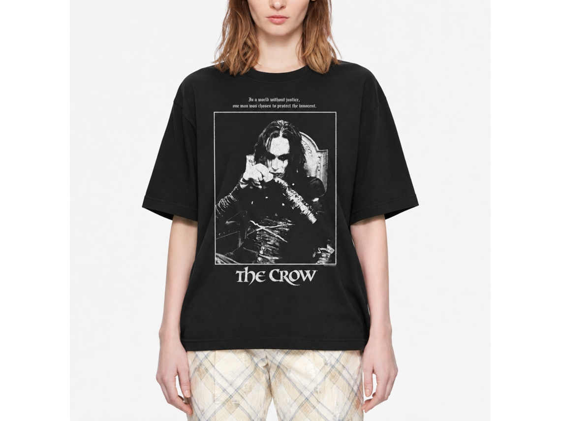 Rockinstone The Crow Movie In A World Black Adult T-shirt Size:xxl