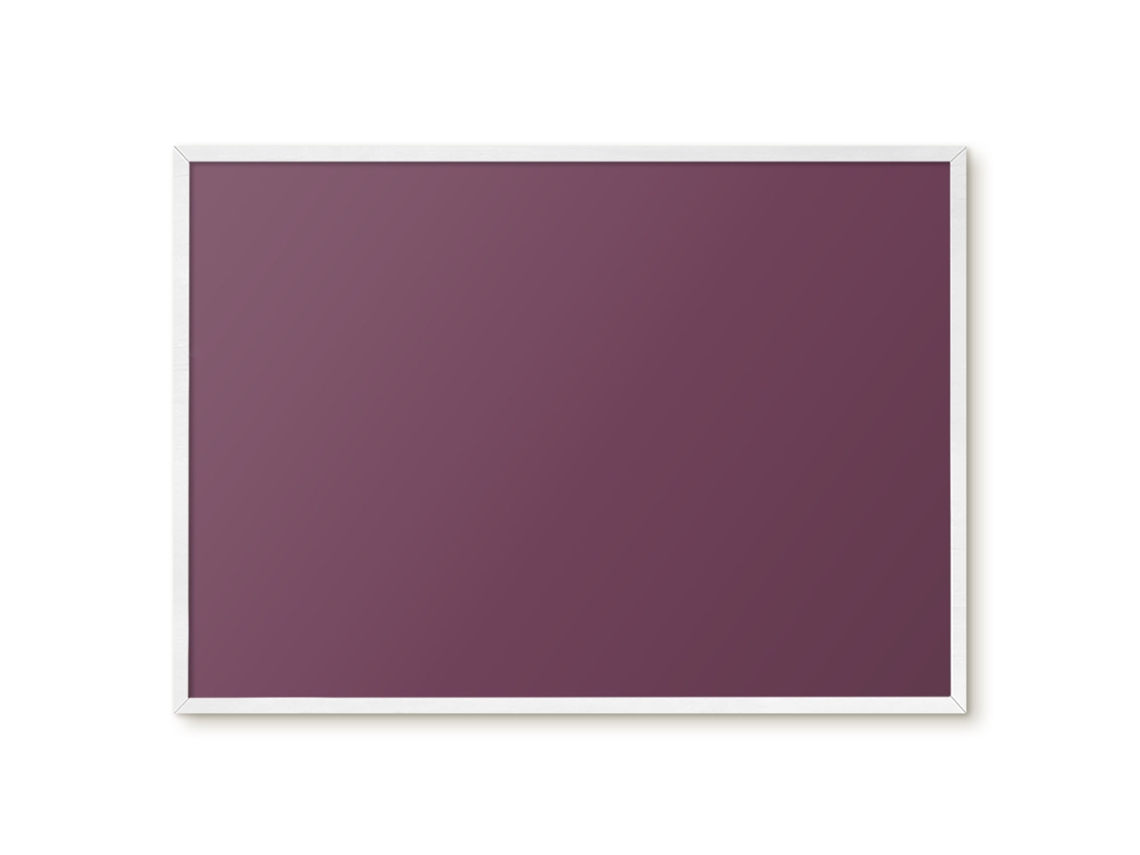 Quadro de vidro magnético violeta para hall de entrada Espelharte (70x50 cm)