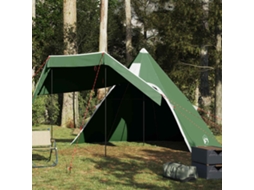 Vidaxl Tenda De Campismo Tipi Para 5 Pessoas Impermeável Verde