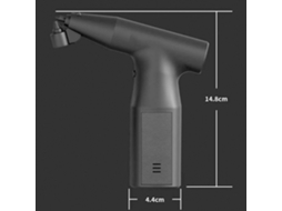 Pistola De Pintura Eléctrica Portátil Recarregável Com 2 Garrafas Para Móveis Parede Jardim