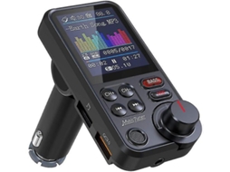 Transmissor Bluetooth Carro Yizhood 1.8 Qc3.0 Baixo Preto