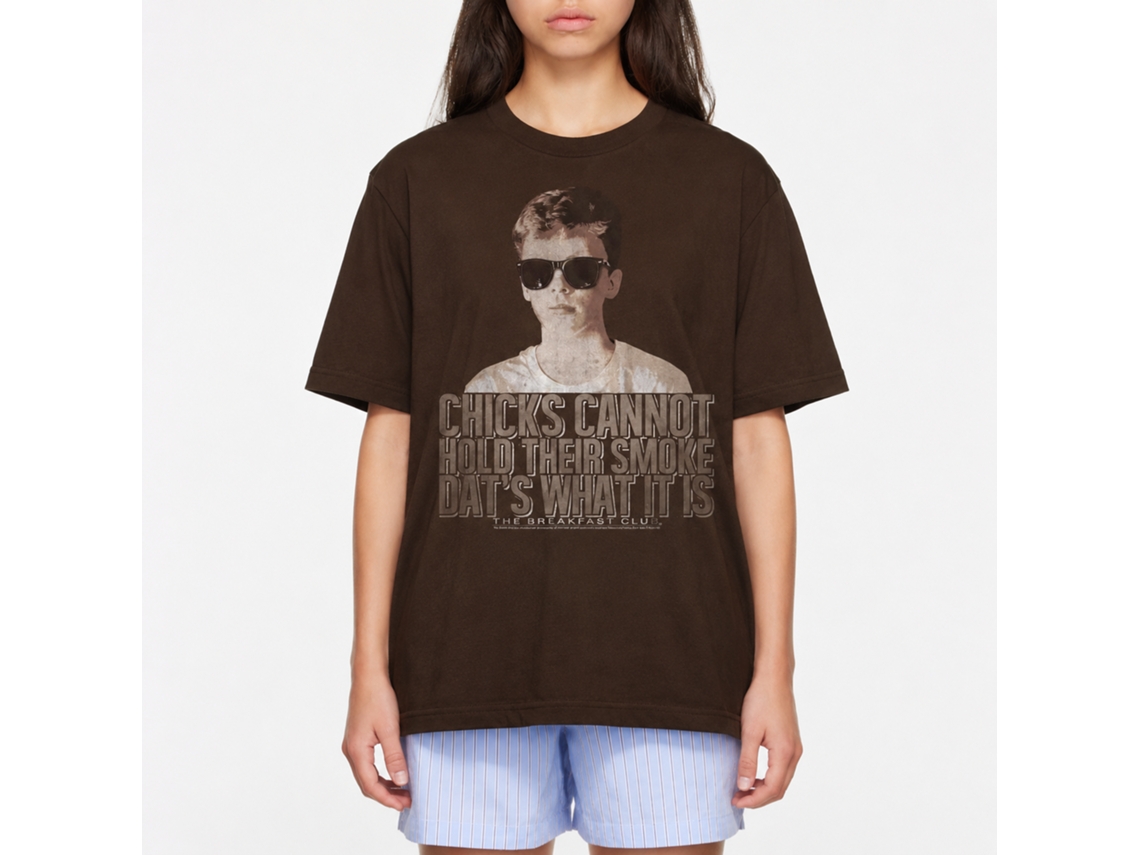 Rockinstone Breakfast Club Movie Dats It Solid Dark Chocolate Adult T-shirt Size:xxxl