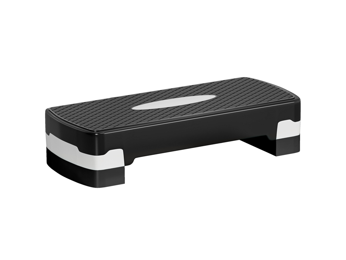 Step para Exercício Plástico cor Bicolor 68x29x10-15cm HOMCOM