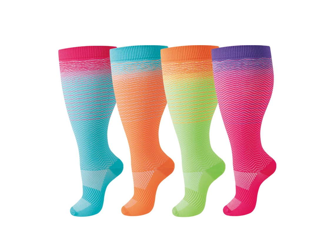 Meias De Compressão Pack 4 Pares 3xl