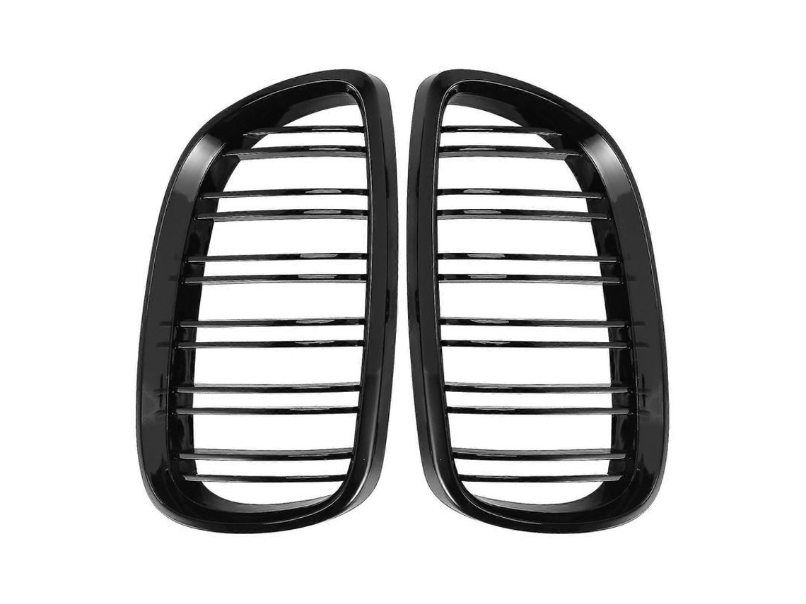 Gradeamento Kidney Sport Dianteiro 2pcs Compatível Com Bmw 3 Série E92 E93 M3 2 Portas 2006-2009 Preto Brilhante Preto Brilhante