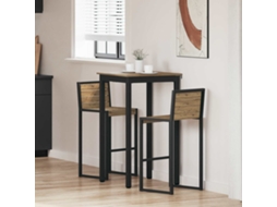 Vidaxl Mesa De Bar Em Pé Derivados De Madeira Quadrado