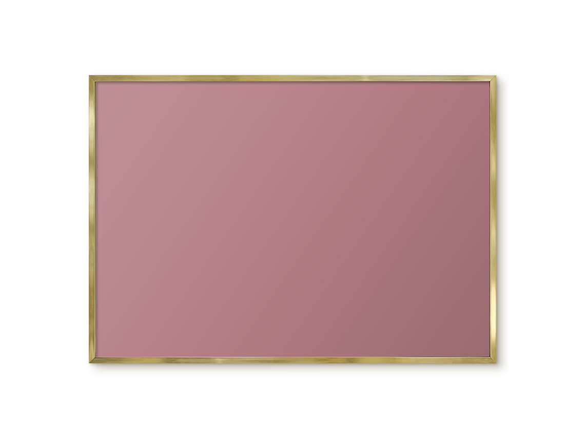 Magnetic Board Ash Gray For The Living Room Espelharte (100x70 Cm)