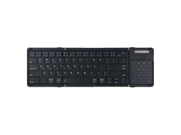 Teclado Sem Fio Bluetooth TAISHENGDA, ultrafino, com suporte, compatível com iOS, Android, Windows