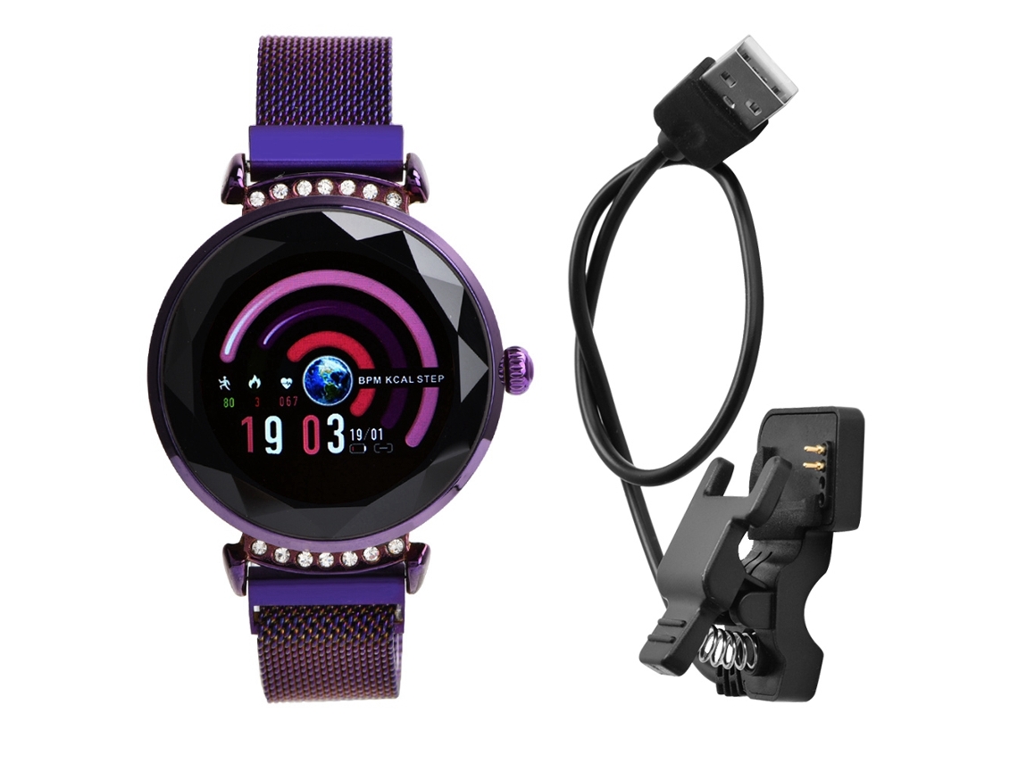 Pulseira Inteligente EOOCOO (monitoramento da Frequência Cardíaca, Medição da Pressão Arterial)