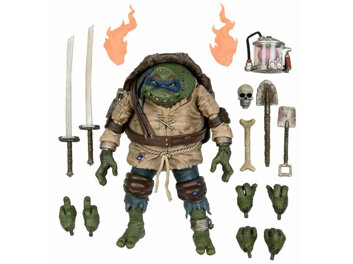Tartarugas Ninja Leonardo Como Corcunda Figura Ultimate 18cm Neca
