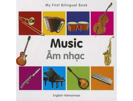 Livro my first bilingual book - music: english-vietnamese de milet publishing (inglês)