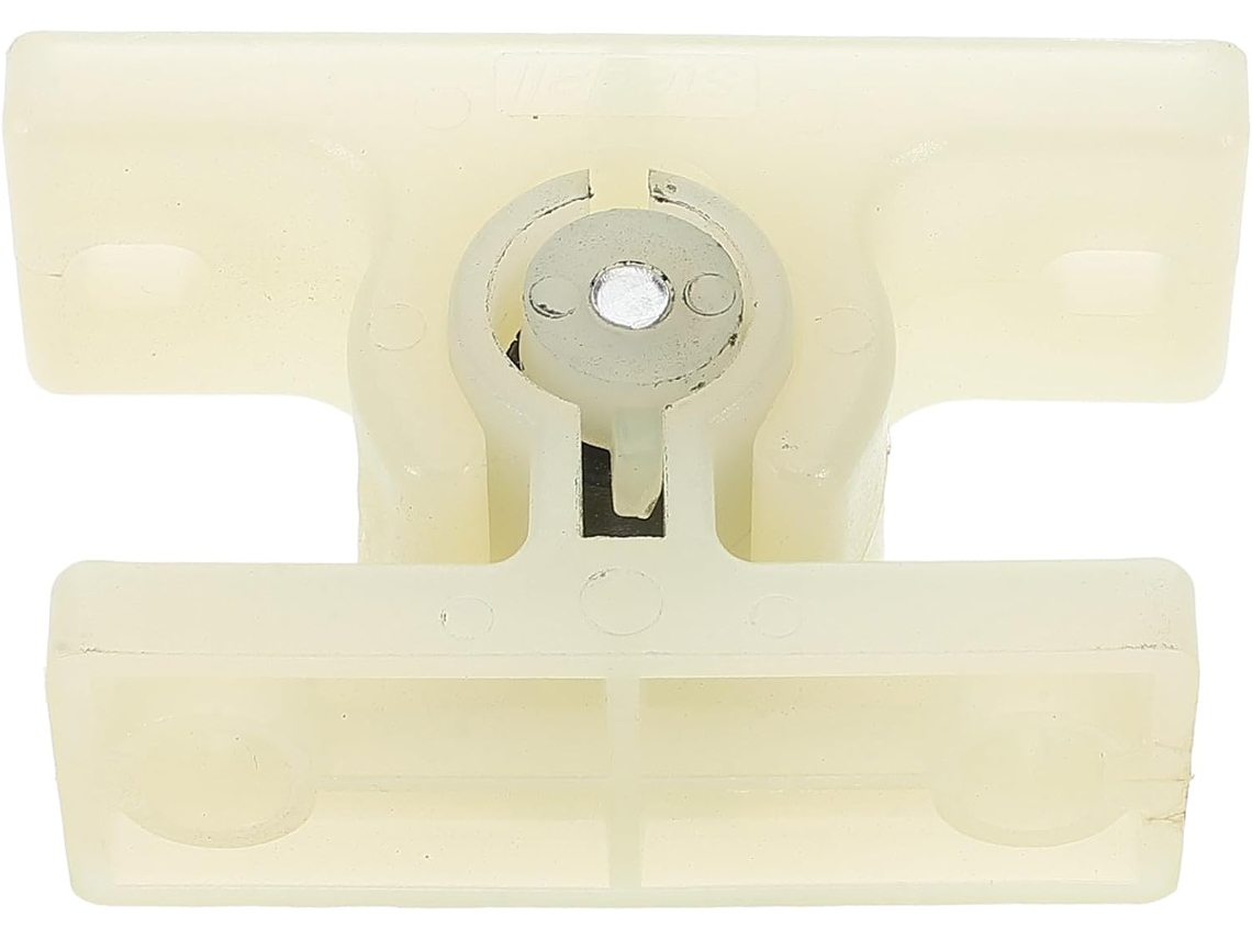 Fecho De Porta Flexível Para Autocaravanas, Feito De Nylon E Metal Branco, Fácil De Instalar, Protege.