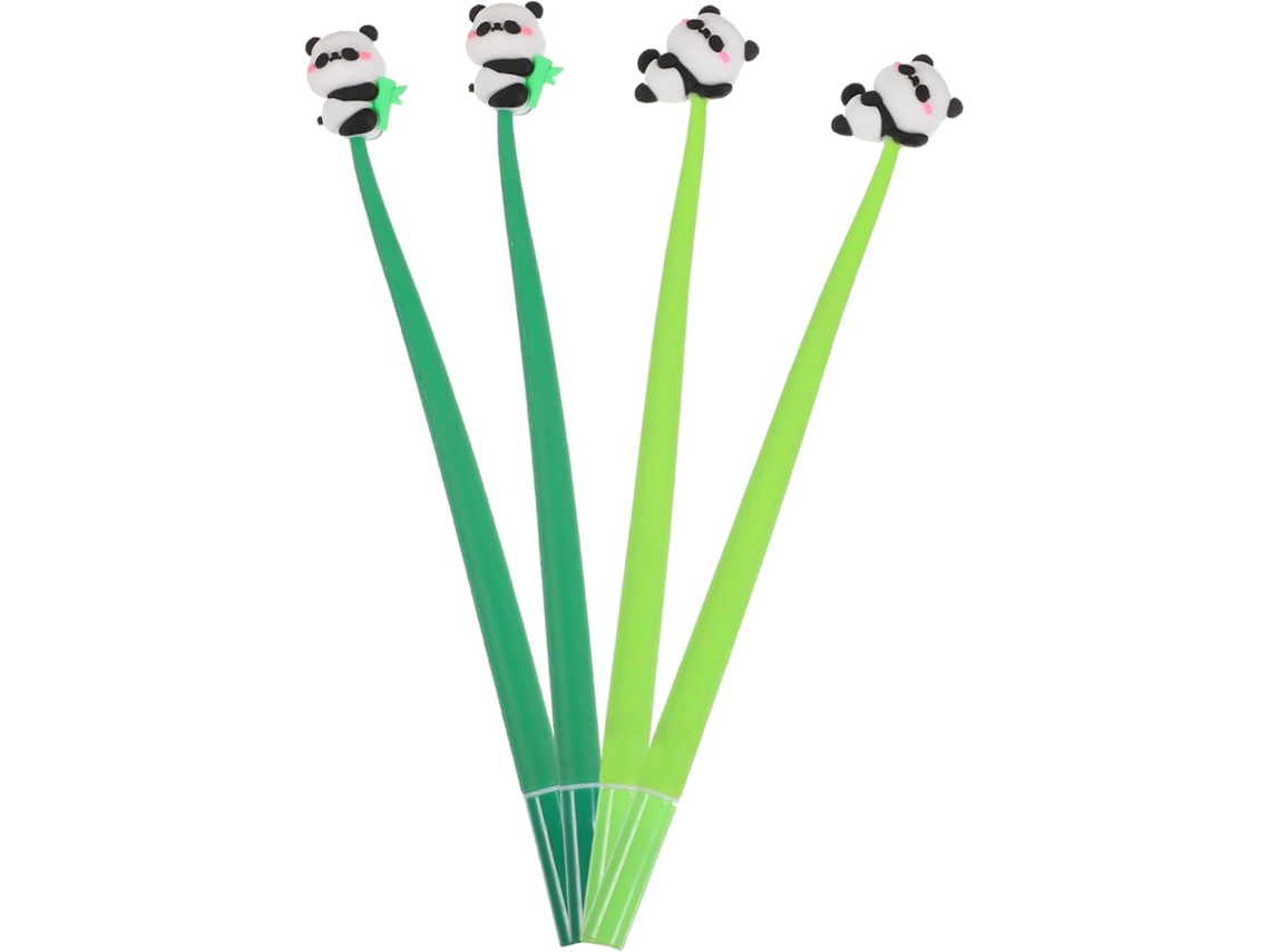 Nuobesty Presente De Formatura: 4 Canetas Panda Silicone Para